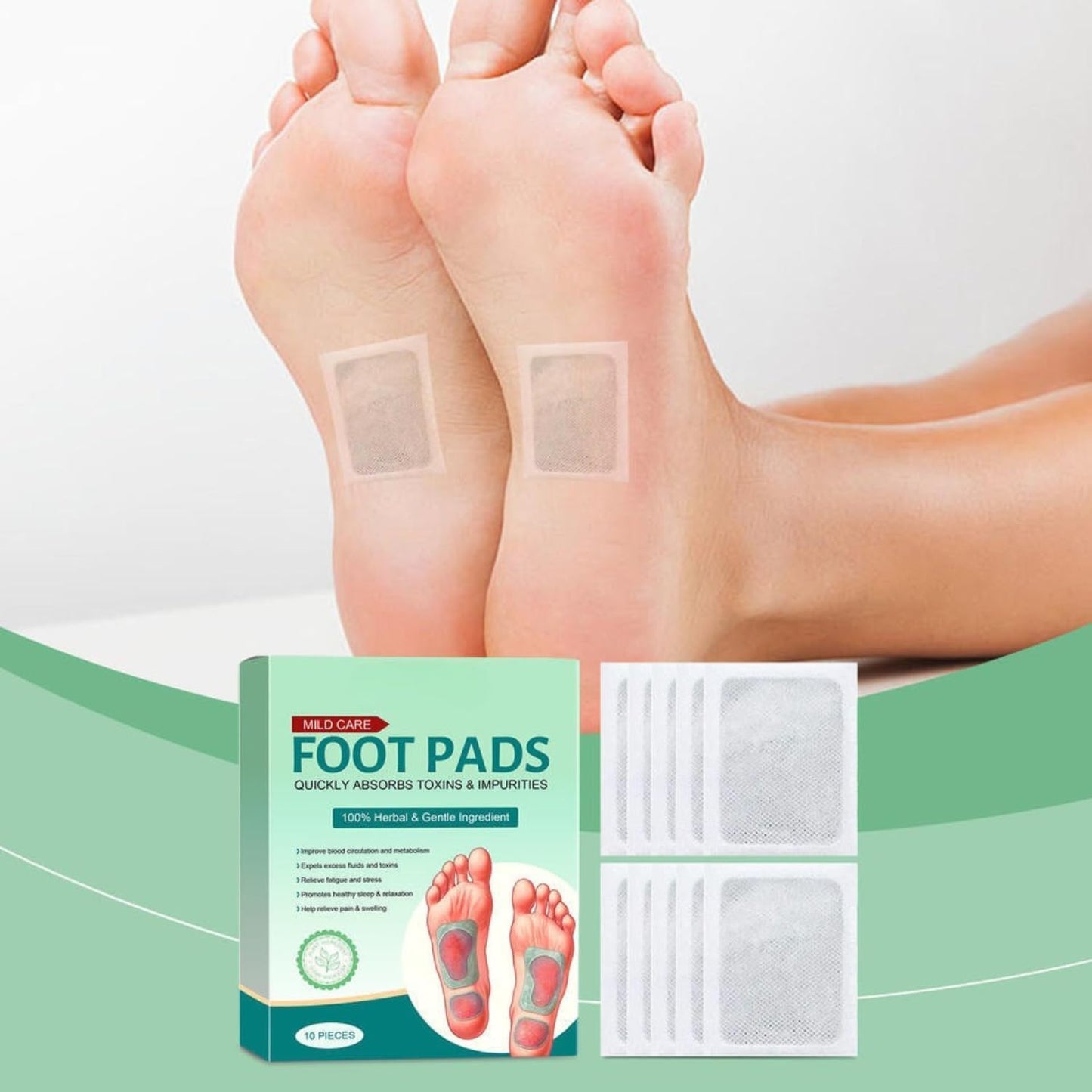Herbal Detox Foot Pads | Natural Foot Care at Night
